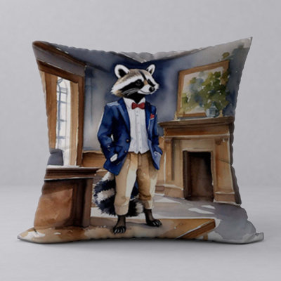 Abstract Reversible Throw Pillow