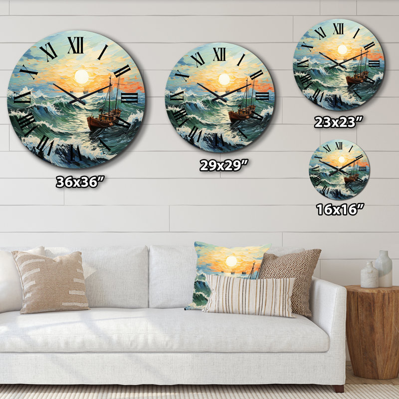 Horloge murale Vangogh, Très grand