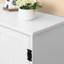 Engineered Wood 4 - Door Rectangle Accent Cabinet