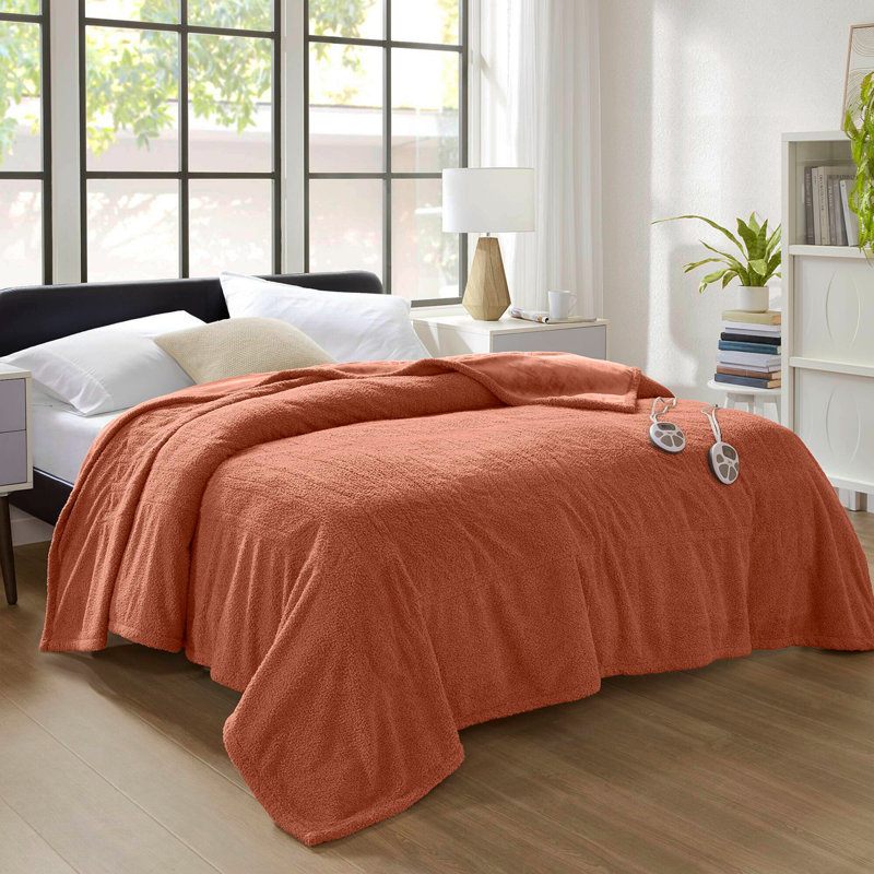 1 PCS Twin Blanket Rust, Rust, Twin