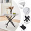 Bassano Round Metal Base Dining Table