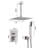 12 Inch Ceiling Mount Shower System Bathroom Luxury Rain Mixer Shower Combo Set Ceiling Rainfall Shower Head System-114230405