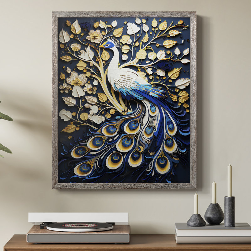 ANIMALS Series CCXVI Framed Print - Solid Wood, 15" H x 12" W