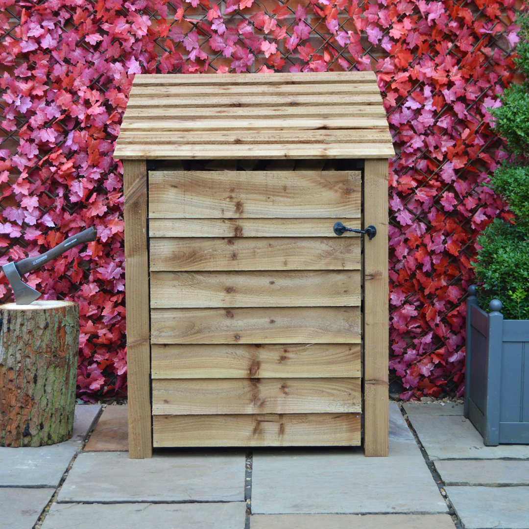 3 Ft. x 3 Ft. Wood Log Store