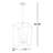 Olive 4 - Light Dimmable Lantern Geometric Chandelier-33484716