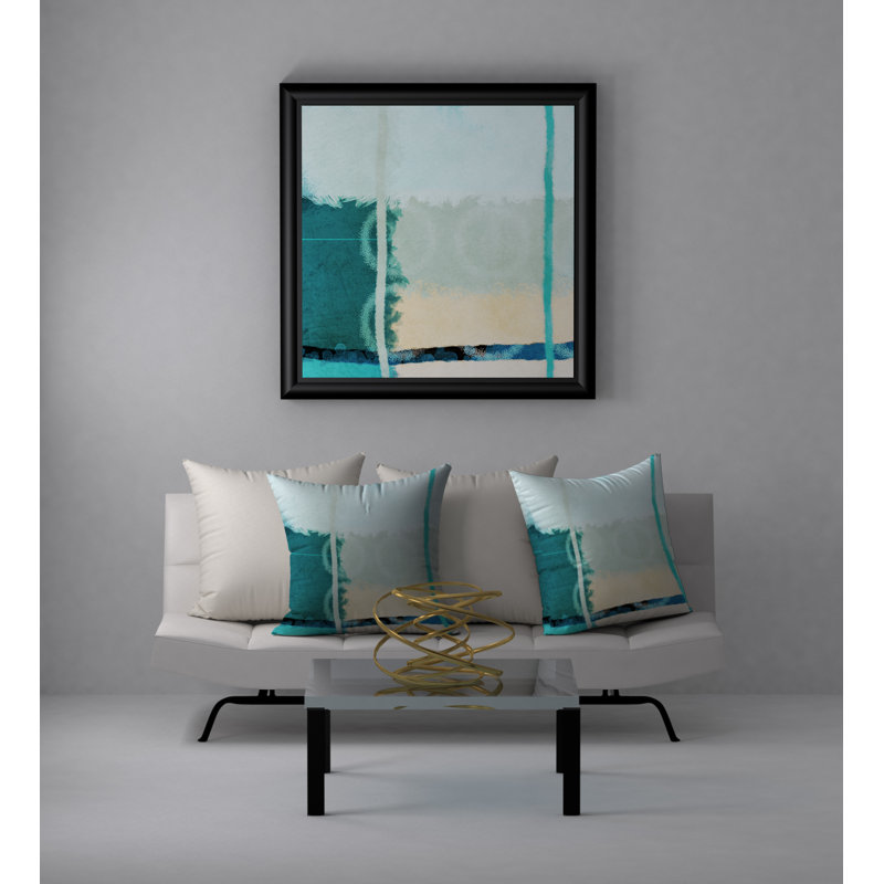 Coussin décoratif carrée grande épinette, 24 po x 24 po