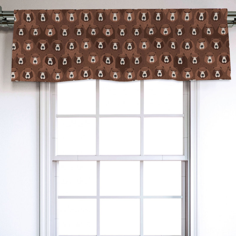 Sateen Ruffled Window Valance