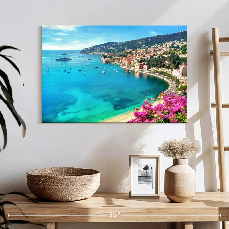 Gillard Villefranche-Sur-Mer Coastal Gillard, H 16 po x l 24 po