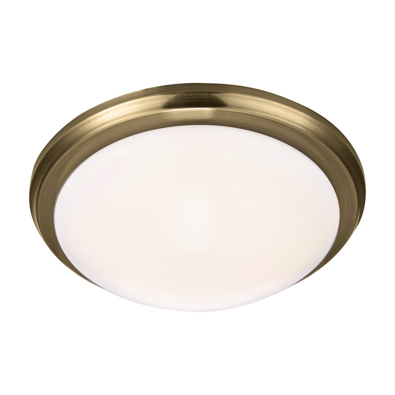 Bethune Acrylic LED Flush Mount, Antique
