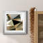7_Gold Polygon Wall II - reproduction encadrée de qualité supérieure - prête à être accrochée-2029120007-2029120012