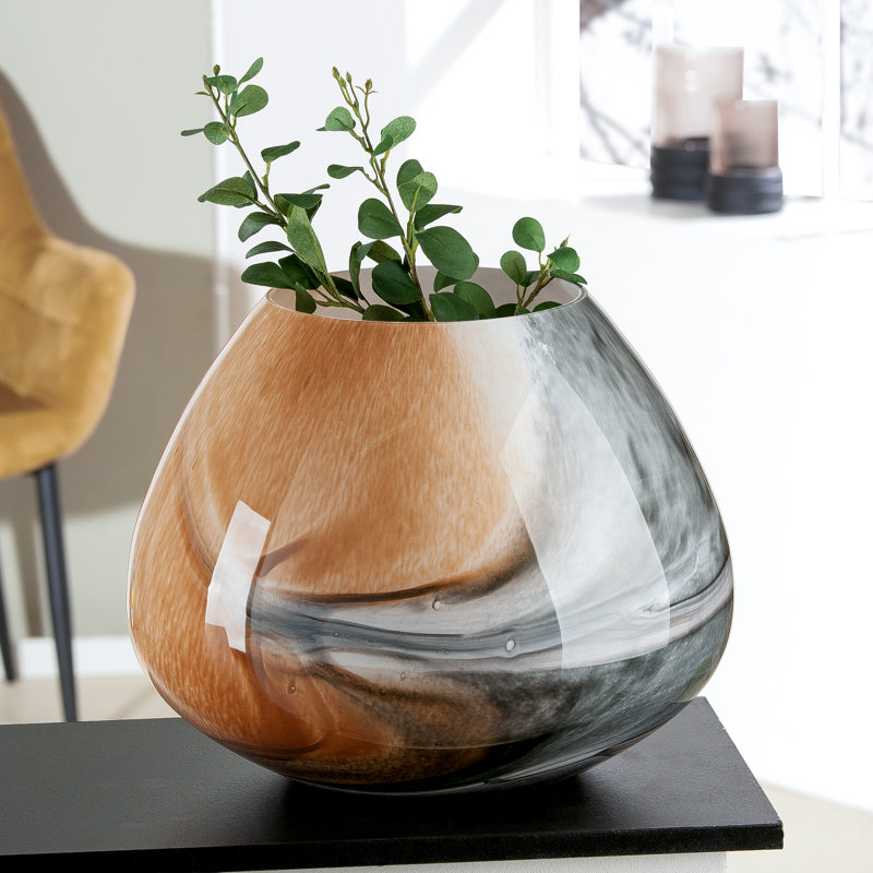 Anniek Handmade Glass Jar, 30cm H x 38cm W x 38cm D
