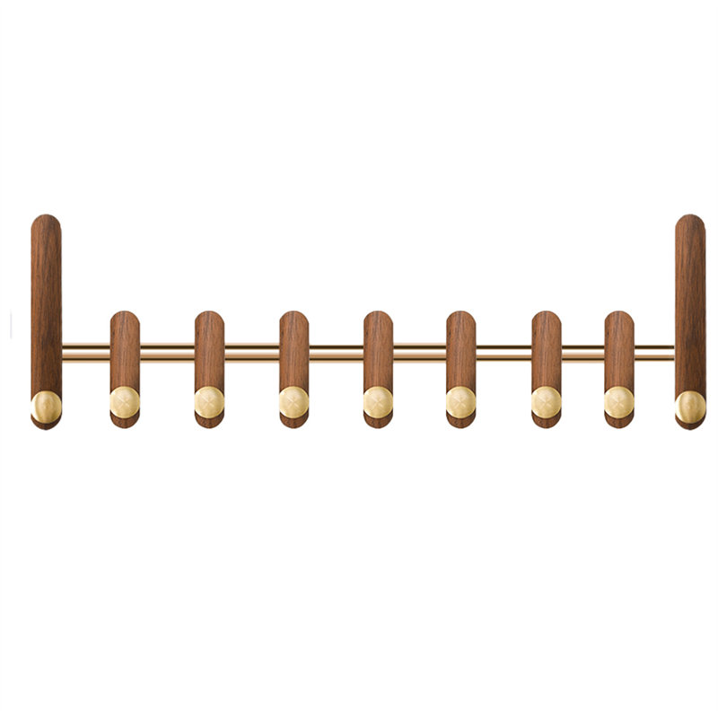 Flexispace Solid Wood Wall-Mounted Coat Rack