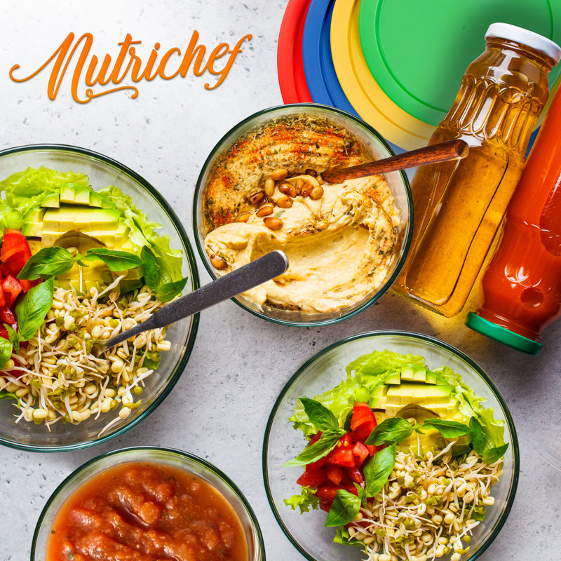 Glass 4 Piece Nested Mixing Bowl Set