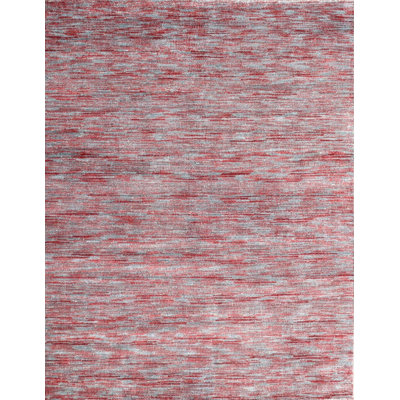 Contemporary One-of-a-Kind Rectangle 8'11" X 12'1" Hand Knotted Area Rug