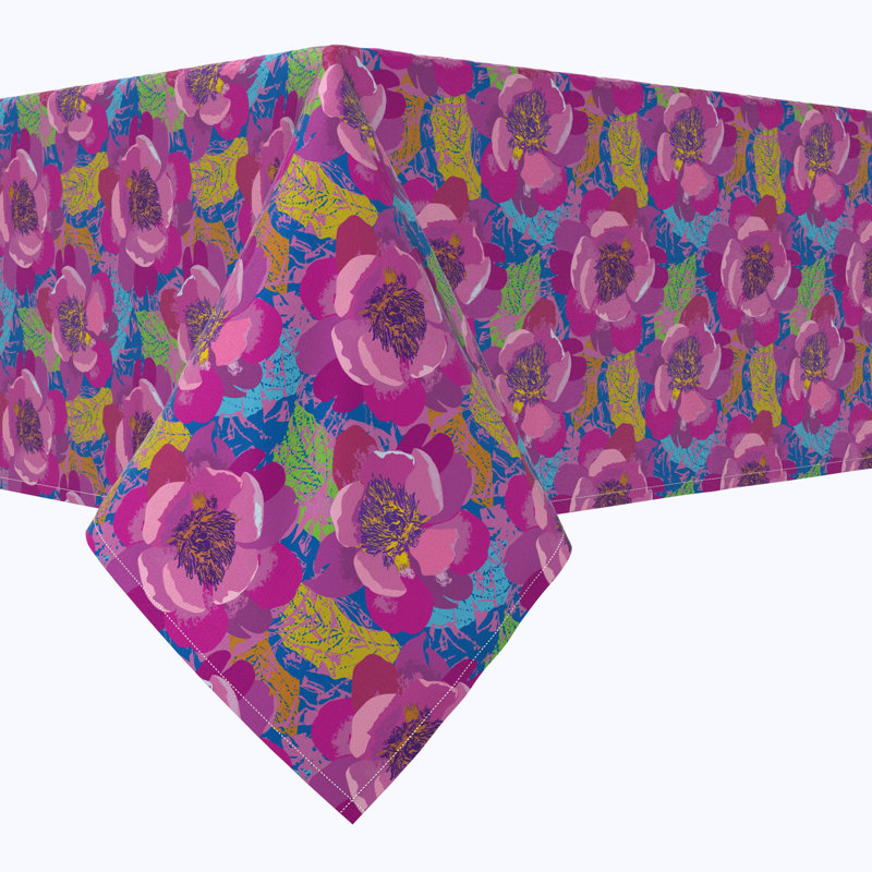 Floral 238 Cotton Tablecloths, 104" x 60"