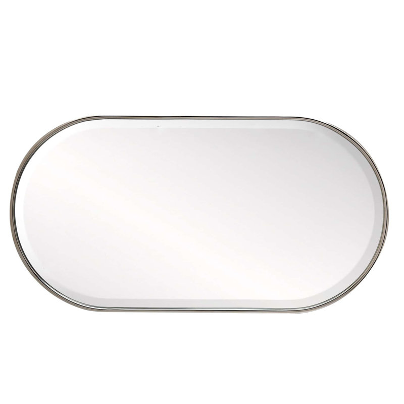 Vaquero Small Mirror, Polished Nickel