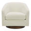 Fauteuil club pivotant en polyester 31 po.-984427743
