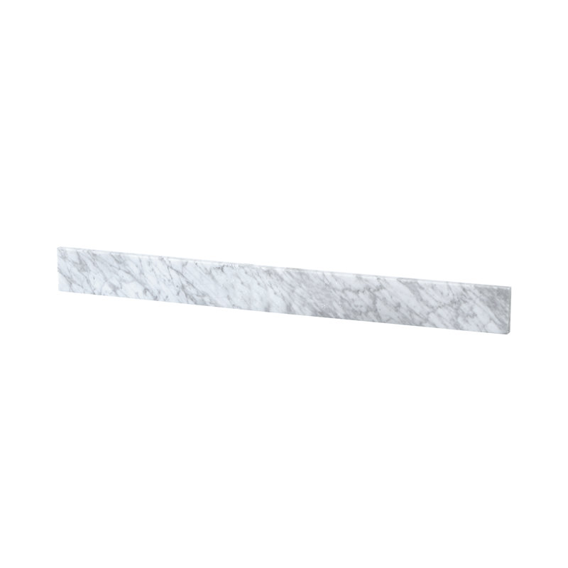 Medena 42 Inch Backsplash In Carrara White