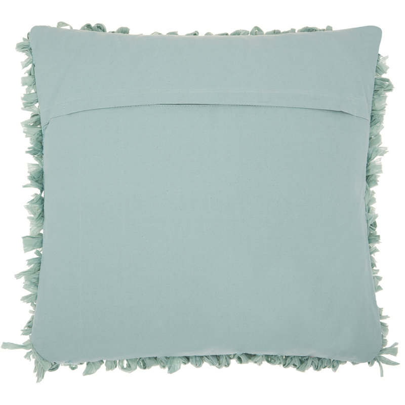 Housse de coussin carré et insert, Céladon