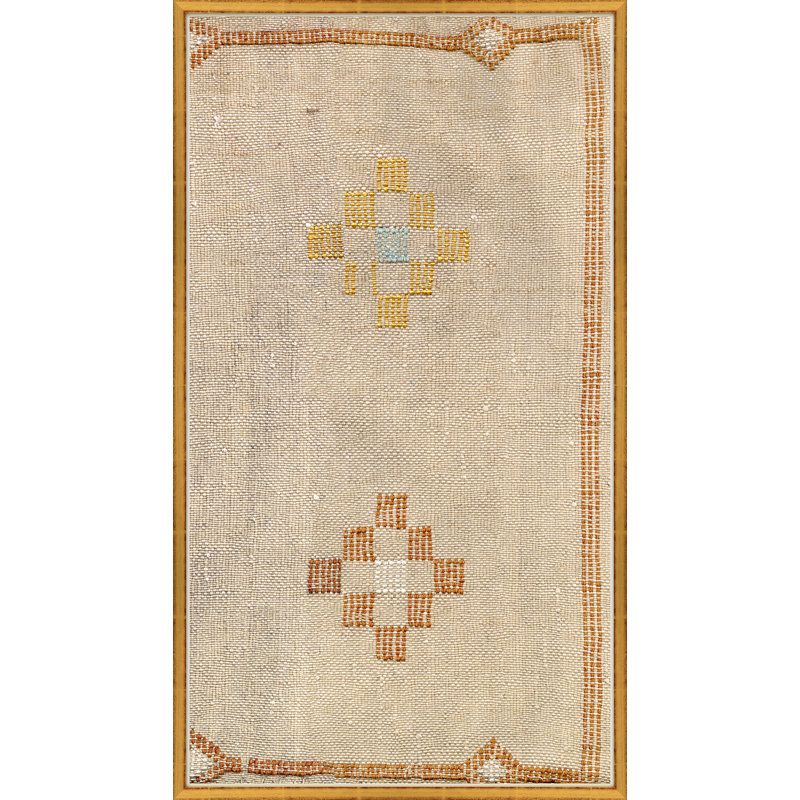 Moroccan Pillows Triptych In Taupe 3 Giclee Print
