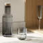 FUUMI Water Carafe With Cork Lid - Smoked Glass-1698718954