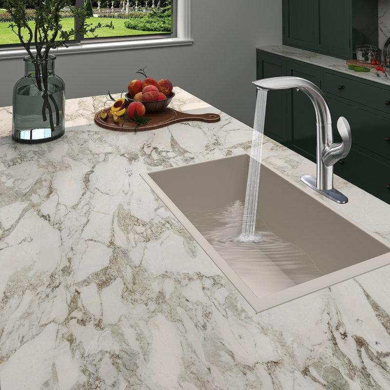 Mondawe Kitchen Faucet, Silver