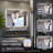 Chrisna LED Backlit Frameless Lighted Bathroom Vanity Mirror Wall Mirror 3 Color Adjust Dimmable Anti Fog-1830619568