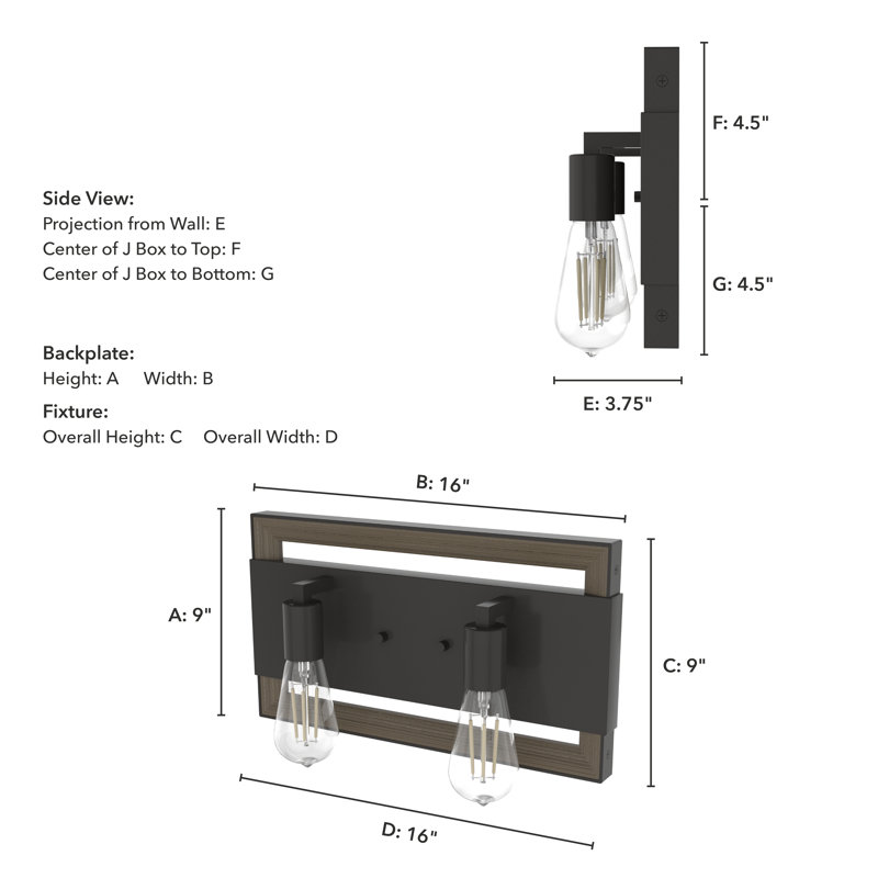 Woodburn Dimmable Vanity Light, Noble Bronze, 2