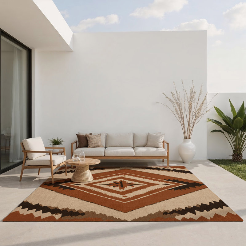Tapis d'intérieur et d'extérieur Painted Desert, Rectangle 9 pi x 12 pi