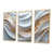 Toile avec cadre flottant brun