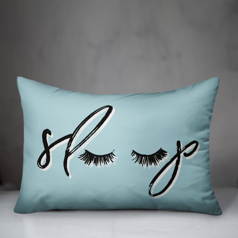  Housse et insert de coussin rectangulaire Sleep Poudre