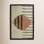 Circle Next To Lines Dimensional Wall Art