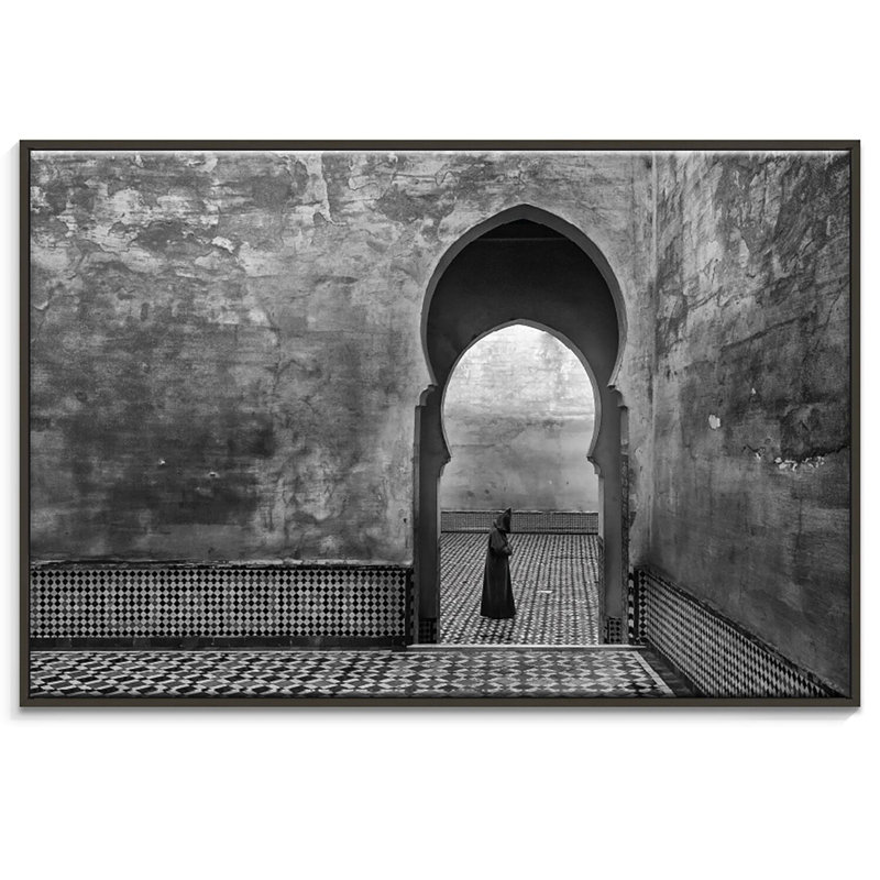 Print on Canvas, Black, 51cm H x 76cm W