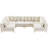Tremblay Velvet U-Shaped Sectional Symmetrical-82749526