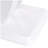 Modern Simple Glossy White Rectangular Counter Bar Table 47.24" x 18.11" x 29.52