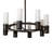 Farmington 8 - Light Dimmable Wagon Wheel Chandelier
