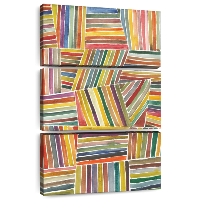 Avery Stripes I, 45" H x 28" W