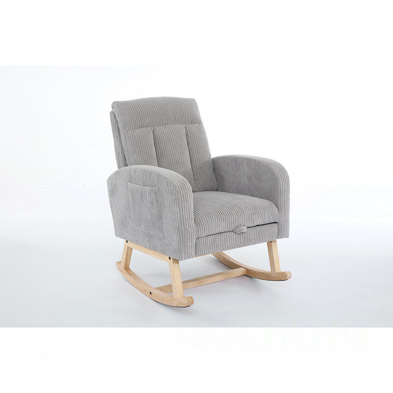 Comfortable Rocking Chair with Multiple Features for Relaxation