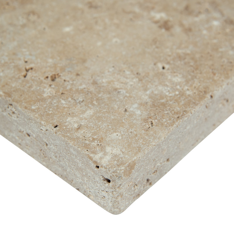 Pavé en travertin Marzana Dune 16 po x 24 po x 1,18 po (2,67 pieds carrés / unité, 1 pièce), Dune