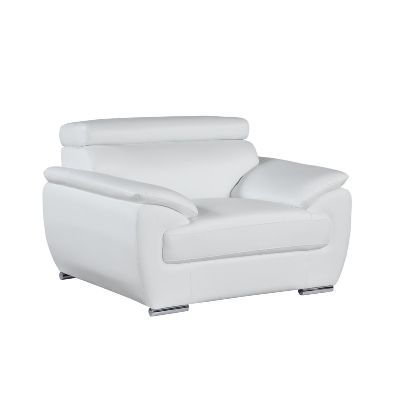 Chaise en cuir véritable