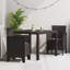 Garden Dining Set 3-Piece Set Resin Sturdy Rectangular-1111832696-1111832697
