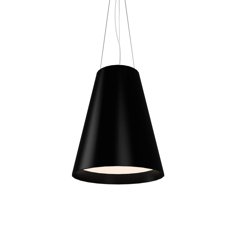 1 - Light LED Pendant, Imbuia, 4000