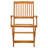 Folding Patio Chair Solid Eucalyptus Wood