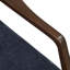 Chaise longue rembourrée en velours avec pieds en bois massif Verity-119688062