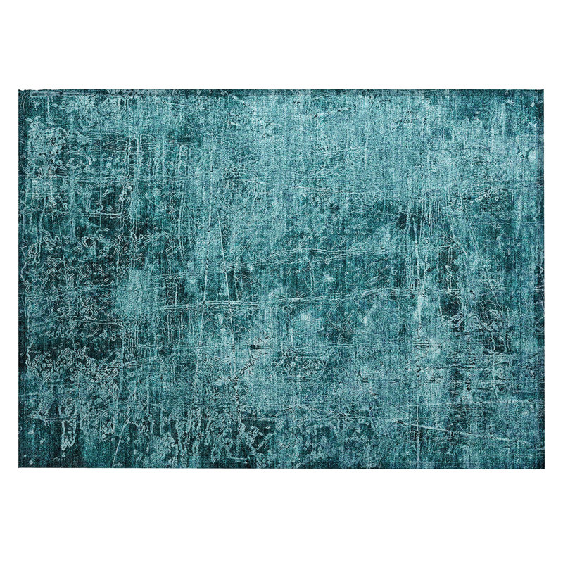 Bergquist Abstract Indoor / Outdoor Rug, Rectangle 1'8" x 2'6"