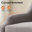  Chaise d'appoint rembourrée Halcott-648802656