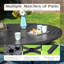 Leonard Round Metal Outdoor Dining Table-1341873084