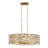 Kato 6-Light Oval Pendant - Havana Gold-1511346633