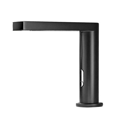 Fontana Munich Deck Mounted Black Automatic Touchless Infrared Hot and Cold Sensor Faucet
