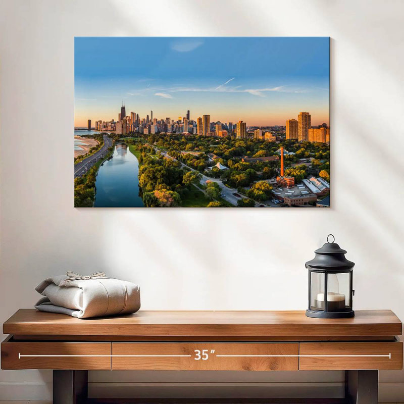 Nicci Chicago Sunset Trip, H 16 po x l 24 po